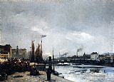 Louis Robert Carrier-Belleuse Le Havre painting